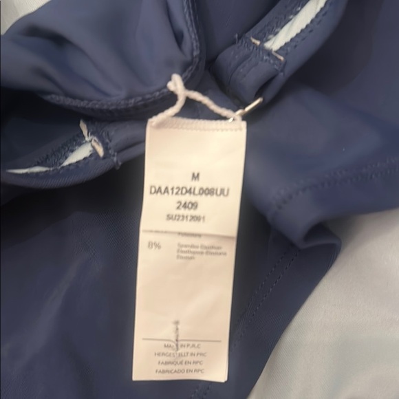 Cupshe Blue Ruched One-Piece Swimsuit - Picture 3 of 3